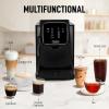 imageZulay Kitchen Magia Clasica  Fully Automatic Espresso Machine With Grinder  Touch Screen Coffee Maker With OneTouch Operation  Milk Foam System For Latte Cappuccino Macchiato  BlackBlack