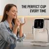 imageZulay Kitchen Magia Clasica  Fully Automatic Espresso Machine With Grinder  Touch Screen Coffee Maker With OneTouch Operation  Milk Foam System For Latte Cappuccino Macchiato  BlackCream Silver