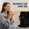 imageZulay Kitchen Magia Clasica  Fully Automatic Espresso Machine With Grinder  Touch Screen Coffee Maker With OneTouch Operation  Milk Foam System For Latte Cappuccino Macchiato  BlackBlack