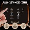 imageZulay Kitchen Magia Clasica  Fully Automatic Espresso Machine With Grinder  Touch Screen Coffee Maker With OneTouch Operation  Milk Foam System For Latte Cappuccino Macchiato  BlackBlack Copper