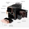 imageZulay Kitchen Magia Clasica  Fully Automatic Espresso Machine With Grinder  Touch Screen Coffee Maker With OneTouch Operation  Milk Foam System For Latte Cappuccino Macchiato  BlackBlack Copper