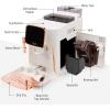 imageZulay Kitchen Magia Clasica  Fully Automatic Espresso Machine With Grinder  Touch Screen Coffee Maker With OneTouch Operation  Milk Foam System For Latte Cappuccino Macchiato  BlackCream Copper