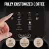 imageZulay Kitchen Magia Clasica  Fully Automatic Espresso Machine With Grinder  Touch Screen Coffee Maker With OneTouch Operation  Milk Foam System For Latte Cappuccino Macchiato  BlackBlack