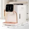 imageZulay Kitchen Magia Clasica  Fully Automatic Espresso Machine With Grinder  Touch Screen Coffee Maker With OneTouch Operation  Milk Foam System For Latte Cappuccino Macchiato  BlackCream Copper