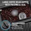 imageZulay Kitchen Magia Clasica  Fully Automatic Espresso Machine With Grinder  Touch Screen Coffee Maker With OneTouch Operation  Milk Foam System For Latte Cappuccino Macchiato  BlackBlack Copper