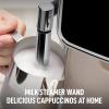 imageZulay Kitchen Magia Clasica  Fully Automatic Espresso Machine With Grinder  Touch Screen Coffee Maker With OneTouch Operation  Milk Foam System For Latte Cappuccino Macchiato  BlackCream Silver