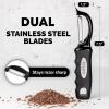 imageZulay Kitchen Premium Vegetable Peeler for Kitchen  Swivel Peeler with Razor Sharp Stainless Steel Blades ampamp Strong Ergonomic Handle  Dishwasher Safe Easy To Use with Blemish Remover  BlackBlackSilver