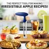 imageZulay Kitchen Stainless Steel Pineapple Corer ampamp Slicer  Eye Removal Tool  Heavy Duty Pineapple Cutter with Reinforced Blade  Effortless Pineapple Core Remover ampamp Slicer  Periwinkle BlueDark Blue