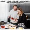 imageZulay Kitchen Stainless Steel Pineapple Corer ampamp Slicer  Eye Removal Tool  Heavy Duty Pineapple Cutter with Reinforced Blade  Effortless Pineapple Core Remover ampamp Slicer  Periwinkle BlueDark Blue