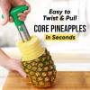 imageZulay Kitchen Stainless Steel Pineapple Corer ampamp Slicer  Eye Removal Tool  Heavy Duty Pineapple Cutter with Reinforced Blade  Effortless Pineapple Core Remover ampamp Slicer  Periwinkle BlueForest Green
