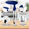 imageZulay Kitchen Stainless Steel Pineapple Corer ampamp Slicer  Eye Removal Tool  Heavy Duty Pineapple Cutter with Reinforced Blade  Effortless Pineapple Core Remover ampamp Slicer  Periwinkle BlueDark Blue