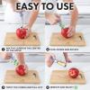 imageZulay Kitchen Stainless Steel Pineapple Corer ampamp Slicer  Eye Removal Tool  Heavy Duty Pineapple Cutter with Reinforced Blade  Effortless Pineapple Core Remover ampamp Slicer  Periwinkle BlueLilac