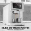 imageZulay Magia Super Automatic Espresso Maker Machine with Grinder  19 Fully Customizable Coffee Options Auto Cleaning Milk Foam System  for Latte Cappuccino Macchiato  Ultra LUX  WhiteWhite