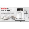 imageZulay Magia Super Automatic Espresso Maker Machine with Grinder  19 Fully Customizable Coffee Options Auto Cleaning Milk Foam System  for Latte Cappuccino Macchiato  Ultra LUX  WhiteWhite