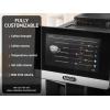 imageZulay Magia Super Automatic Espresso Maker Machine with Grinder  19 Fully Customizable Coffee Options Auto Cleaning Milk Foam System  for Latte Cappuccino Macchiato  Ultra LUX  WhiteSilver