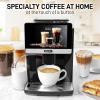 imageZulay Magia Super Automatic Espresso Maker Machine with Grinder  19 Fully Customizable Coffee Options Auto Cleaning Milk Foam System  for Latte Cappuccino Macchiato  Ultra LUX  WhiteSilver