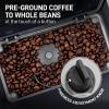 imageZulay Magia Super Automatic Espresso Maker Machine with Grinder  19 Fully Customizable Coffee Options Auto Cleaning Milk Foam System  for Latte Cappuccino Macchiato  Ultra LUX  WhiteSilver
