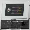 imageZulay Magia Super Automatic Espresso Maker Machine with Grinder  19 Fully Customizable Coffee Options Auto Cleaning Milk Foam System  for Latte Cappuccino Macchiato  Ultra LUX  WhiteWhite
