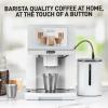 imageZulay Magia Super Automatic Espresso Maker Machine with Grinder  19 Fully Customizable Coffee Options Auto Cleaning Milk Foam System  for Latte Cappuccino Macchiato  Ultra LUX  WhiteWhite