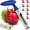 imageZulay Kitchen Stainless Steel Pineapple Corer ampamp Slicer  Eye Removal Tool  Heavy Duty Pineapple Cutter with Reinforced Blade  Effortless Pineapple Core Remover ampamp Slicer  Periwinkle BlueDark Blue