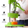 image:imageZulay Kitchen 9 in 1 Cast Iron Juicer  EasytoClean HeavyDuty Manual Juicer with Presser Attachment to Juice All Types of Fruits Extra Tall with Stainless Steel Bowl  BlackLight Green