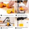 image:imageZulay Kitchen 9 in 1 Cast Iron Juicer  EasytoClean HeavyDuty Manual Juicer with Presser Attachment to Juice All Types of Fruits Extra Tall with Stainless Steel Bowl  BlackBlack