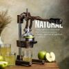 image:imageZulay Kitchen 9 in 1 Cast Iron Juicer  EasytoClean HeavyDuty Manual Juicer with Presser Attachment to Juice All Types of Fruits Extra Tall with Stainless Steel Bowl  BlackCopper