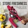image:imageZulay Kitchen Cast Iron Juicer  EasytoClean HeavyDuty Manual Juicer Professional Citrus Juicer  Stainless Steel Lemon Squeezer  Manual Citrus Press amp Orange Squeezer  Orange Juicer  NavyOriginal  Dragonfruit