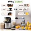 image:imageZulay Kitchen Cast Iron Juicer  EasytoClean HeavyDuty Manual Juicer Professional Citrus Juicer  Stainless Steel Lemon Squeezer  Manual Citrus Press amp Orange Squeezer  Orange Juicer  NavyOriginal  Periwinkle