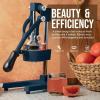 image:imageZulay Kitchen Cast Iron Juicer  EasytoClean HeavyDuty Manual Juicer Professional Citrus Juicer  Stainless Steel Lemon Squeezer  Manual Citrus Press amp Orange Squeezer  Orange Juicer  NavyOriginal  Navy