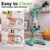 image:imageZulay Kitchen Cast Iron Juicer  EasytoClean HeavyDuty Manual Juicer Professional Citrus Juicer  Stainless Steel Lemon Squeezer  Manual Citrus Press amp Orange Squeezer  Orange Juicer  NavyOriginal  Teal