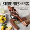 image:imageZulay Kitchen Cast Iron Juicer  EasytoClean HeavyDuty Manual Juicer Professional Citrus Juicer  Stainless Steel Lemon Squeezer  Manual Citrus Press amp Orange Squeezer  Orange Juicer  NavyOriginal  Rusted Brown
