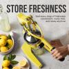 image:imageZulay Kitchen Cast Iron Juicer  EasytoClean HeavyDuty Manual Juicer Professional Citrus Juicer  Stainless Steel Lemon Squeezer  Manual Citrus Press amp Orange Squeezer  Orange Juicer  NavyOriginal  Yellow
