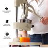 image:imageZulay Kitchen Cast Iron Juicer  EasytoClean HeavyDuty Manual Juicer Professional Citrus Juicer  Stainless Steel Lemon Squeezer  Manual Citrus Press amp Orange Squeezer  Orange Juicer  NavyOriginal  Cream