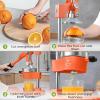 image:imageZulay Kitchen Cast Iron Juicer  EasytoClean HeavyDuty Manual Juicer Professional Citrus Juicer  Stainless Steel Lemon Squeezer  Manual Citrus Press amp Orange Squeezer  Orange Juicer  NavyOriginal  Orange
