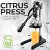 image:imageZulay Kitchen Cast Iron Juicer  EasytoClean HeavyDuty Manual Juicer Professional Citrus Juicer  Stainless Steel Lemon Squeezer  Manual Citrus Press amp Orange Squeezer  Orange Juicer  Navy9 in 1  Black