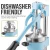 image:imageZulay Kitchen Cast Iron Juicer  EasytoClean HeavyDuty Manual Juicer Professional Citrus Juicer  Stainless Steel Lemon Squeezer  Manual Citrus Press amp Orange Squeezer  Orange Juicer  NavyOriginal  Blue