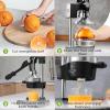 image:imageZulay Kitchen Cast Iron Juicer  EasytoClean HeavyDuty Manual Juicer Professional Citrus Juicer  Stainless Steel Lemon Squeezer  Manual Citrus Press amp Orange Squeezer  Orange Juicer  NavyOriginal  Black