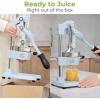 image:imageZulay Kitchen Cast Iron Juicer  EasytoClean HeavyDuty Manual Juicer Professional Citrus Juicer  Stainless Steel Lemon Squeezer  Manual Citrus Press amp Orange Squeezer  Orange Juicer  NavyOriginal  Periwinkle