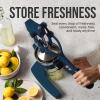 image:imageZulay Kitchen Cast Iron Juicer  EasytoClean HeavyDuty Manual Juicer Professional Citrus Juicer  Stainless Steel Lemon Squeezer  Manual Citrus Press amp Orange Squeezer  Orange Juicer  NavyOriginal  Navy