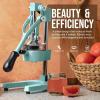image:imageZulay Kitchen Cast Iron Juicer  EasytoClean HeavyDuty Manual Juicer Professional Citrus Juicer  Stainless Steel Lemon Squeezer  Manual Citrus Press amp Orange Squeezer  Orange Juicer  NavyOriginal  Mint