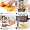 image:imageZulay Kitchen Cast Iron Juicer  EasytoClean HeavyDuty Manual Juicer Professional Citrus Juicer  Stainless Steel Lemon Squeezer  Manual Citrus Press amp Orange Squeezer  Orange Juicer  NavyOriginal  Copper