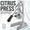 image:imageZulay Kitchen Cast Iron Juicer  EasytoClean HeavyDuty Manual Juicer Professional Citrus Juicer  Stainless Steel Lemon Squeezer  Manual Citrus Press amp Orange Squeezer  Orange Juicer  NavyOriginal  Grey