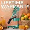 image:imageZulay Kitchen Cast Iron Juicer  EasytoClean HeavyDuty Manual Juicer Professional Citrus Juicer  Stainless Steel Lemon Squeezer  Manual Citrus Press amp Orange Squeezer  Orange Juicer  NavyOriginal  Teal