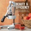 image:imageZulay Kitchen Cast Iron Juicer  EasytoClean HeavyDuty Manual Juicer Professional Citrus Juicer  Stainless Steel Lemon Squeezer  Manual Citrus Press amp Orange Squeezer  Orange Juicer  NavyOriginal  White