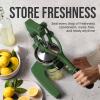 image:imageZulay Kitchen Cast Iron Juicer  EasytoClean HeavyDuty Manual Juicer Professional Citrus Juicer  Stainless Steel Lemon Squeezer  Manual Citrus Press amp Orange Squeezer  Orange Juicer  NavyOriginal  Green