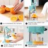 image:imageZulay Kitchen Cast Iron Juicer  EasytoClean HeavyDuty Manual Juicer Professional Citrus Juicer  Stainless Steel Lemon Squeezer  Manual Citrus Press amp Orange Squeezer  Orange Juicer  NavyOriginal  Mint
