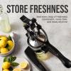 image:imageZulay Kitchen Cast Iron Juicer  EasytoClean HeavyDuty Manual Juicer Professional Citrus Juicer  Stainless Steel Lemon Squeezer  Manual Citrus Press amp Orange Squeezer  Orange Juicer  NavyOriginal  Black