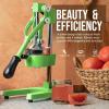 image:imageZulay Kitchen Cast Iron Juicer  EasytoClean HeavyDuty Manual Juicer Professional Citrus Juicer  Stainless Steel Lemon Squeezer  Manual Citrus Press amp Orange Squeezer  Orange Juicer  NavyOriginal  Light Green