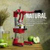 image:imageZulay Kitchen Cast Iron Juicer  EasytoClean HeavyDuty Manual Juicer Professional Citrus Juicer  Stainless Steel Lemon Squeezer  Manual Citrus Press amp Orange Squeezer  Orange Juicer  NavyOriginal  Deep Red